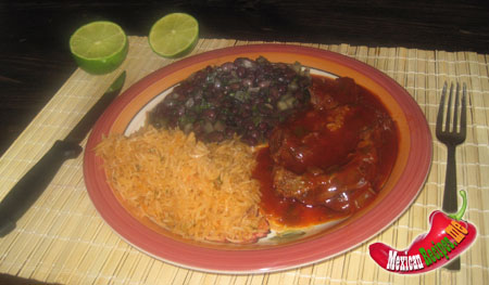 Mexican beef with guajillo sauce