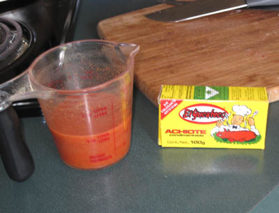 Achiote paste needed for Cochinita Pibil