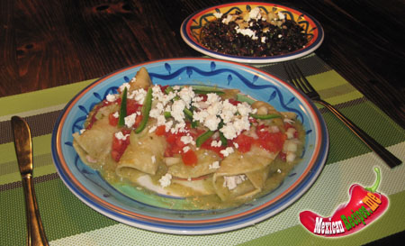 Enchiladas Verdes