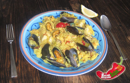 Mexican Paella Plate